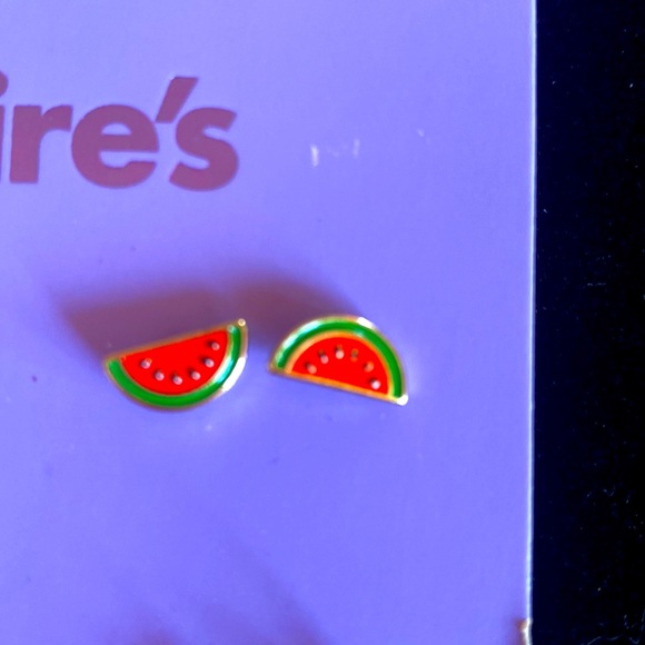 E001 ❤️ 3 for $15 NWT Claire’s Fruity Earrings - Picture 5 of 6